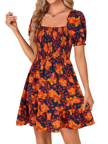 Image of Rooscier Women's Summer Boho Mini Dress