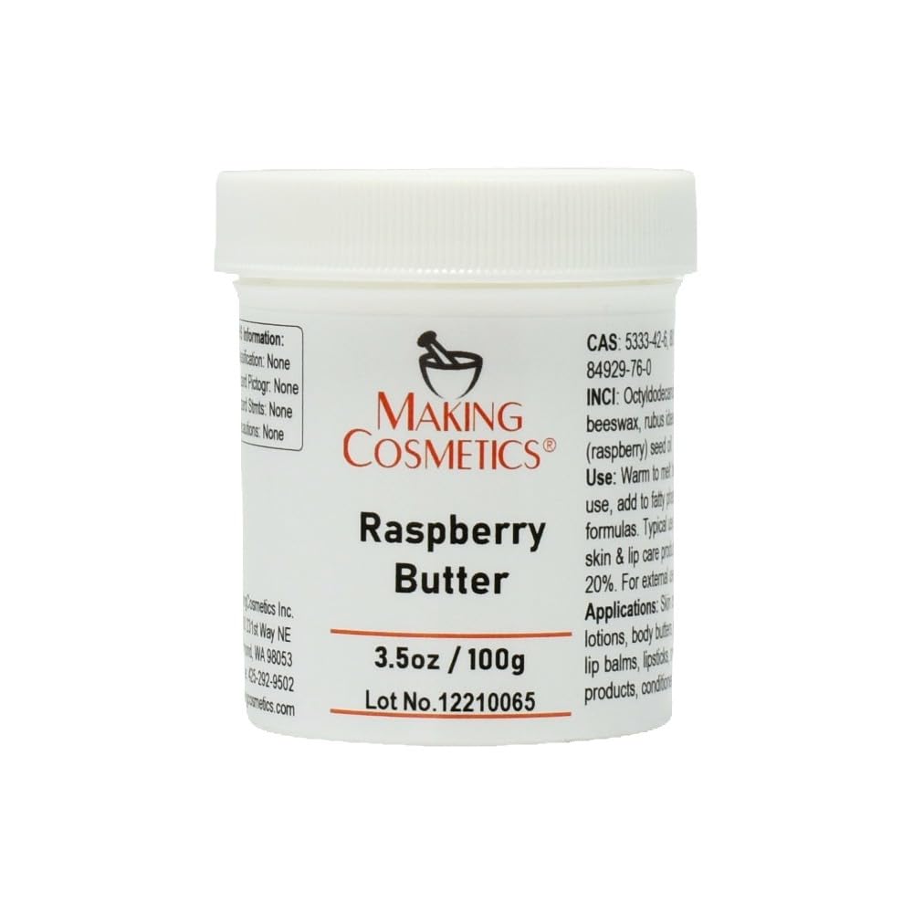 MakingCosmetics - Raspberry Butter for Skin and Hair Care - 3.5oz / 100g