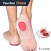 Silicone Heel Cups,KINGEVA Silicone Heel Pads for Bone Spurs Pain Relief Protectors of Your Sore or Bruised Feet .Can be Hand washable, Reusable( 1 pairs)