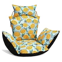 Cuscino Per Poltrona Sospesa MG Design - Marrone, Imbottito, Con Lacci, 140x115cm, Resistente Alle Intemperie - Foto 7