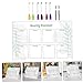OSALADI Acrylic Memo Board Set Multi-Function Dry Erase Writing Board for Desk Tabletop Pen for Home and Office Planning