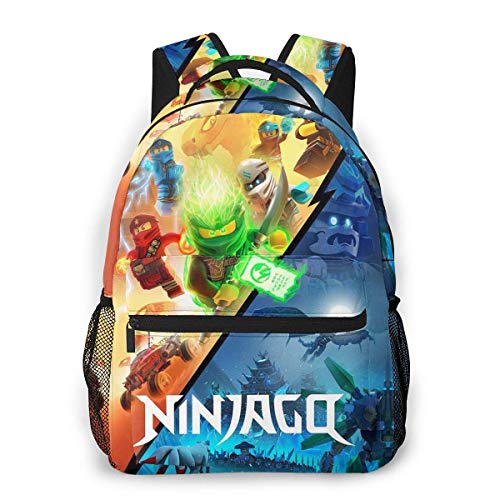 Lsjuee Ninj ago Mochila unisex elegante para niños de viaje para niñas