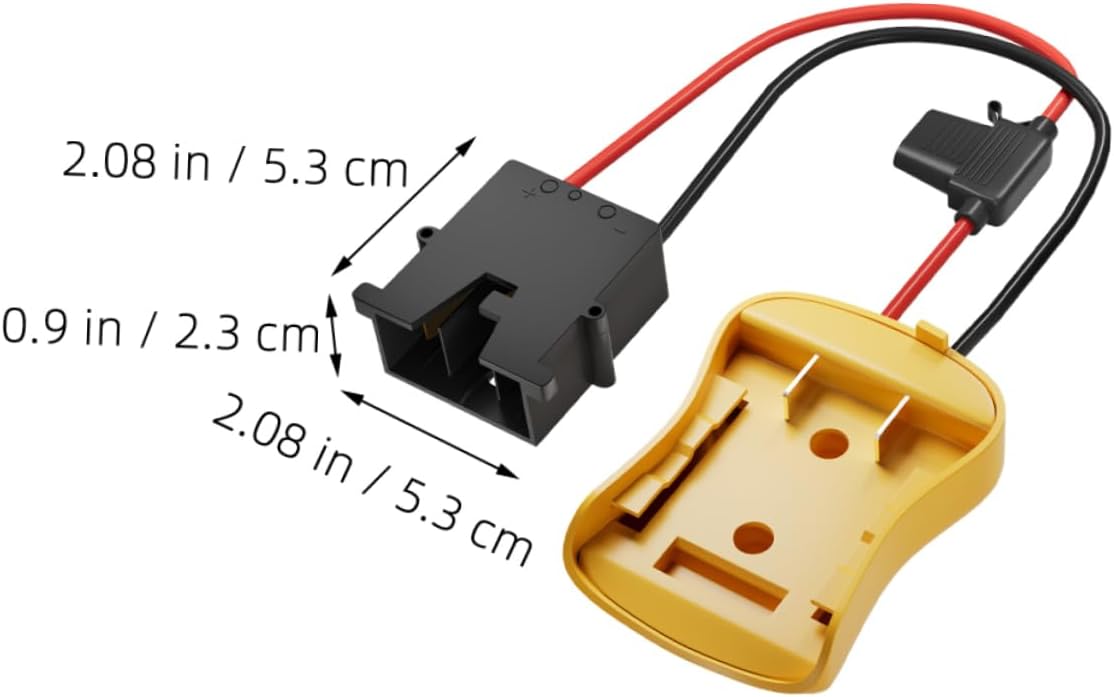 NUOBESTY Multifunctional Battery Adapter Dock Power Connector Tool for DIY Electric Projects and Tools Durable Easy to Install Compatible Various Battery Types