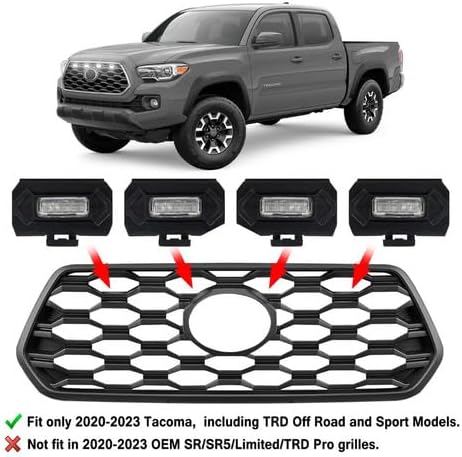 Grill Light For Toyota Tacoma Trd, 4 Units, 20-2023