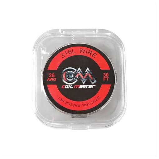 Original Coil Master Wickel-/Heiz-Draht Edelstahl 316L, 30 AWG, 9m