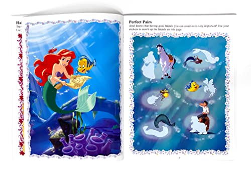 Disney Princess Sticker Book Treasury - Activity Books for kids, 350 reusable stickers, 96 pages of fun - Image 7
