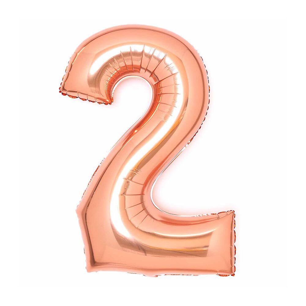 36In Rose Gold 2 Amscan Foil Balloon