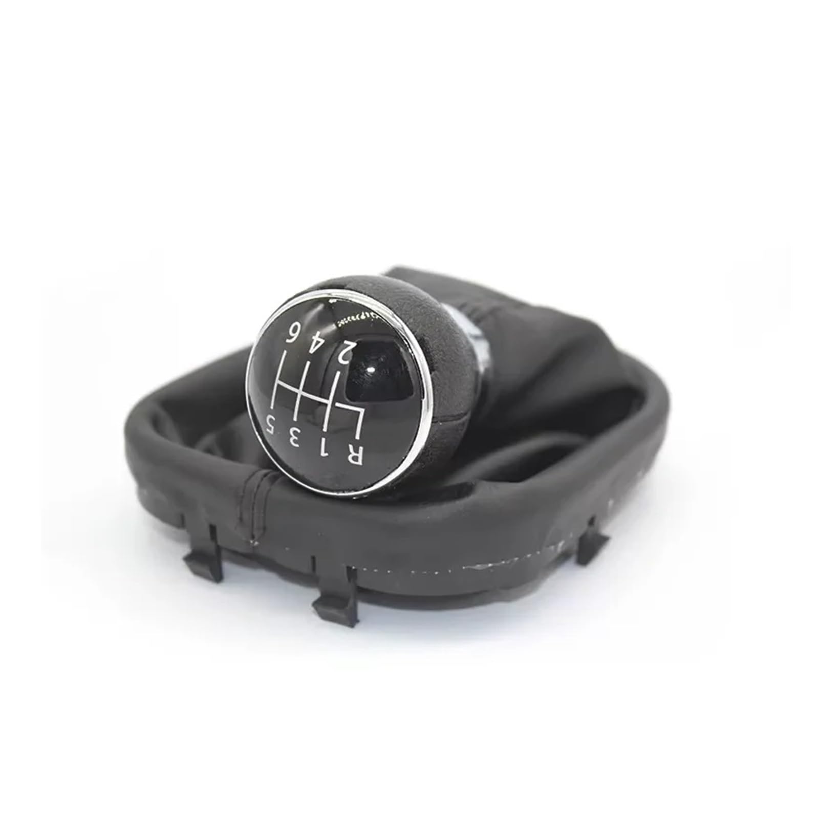 Grozzy Universal Shifter Handle 5/6 for Speed Gaiter Boot Cover Gear Shift Knob for VW for Touran for Caddy MK2 2003-2015(Speed6)