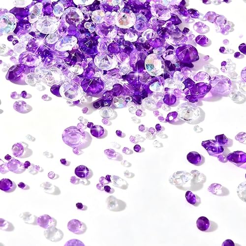 4200 Pcs Diamant Deco,Mini Strass, Brillant et Jolis, pour les Mariages, les Décorations de Table, les étuis pour Téléphones Portables, les Albums Photos et les...