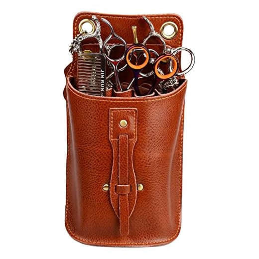 Premium Leather Barber Tool Bag