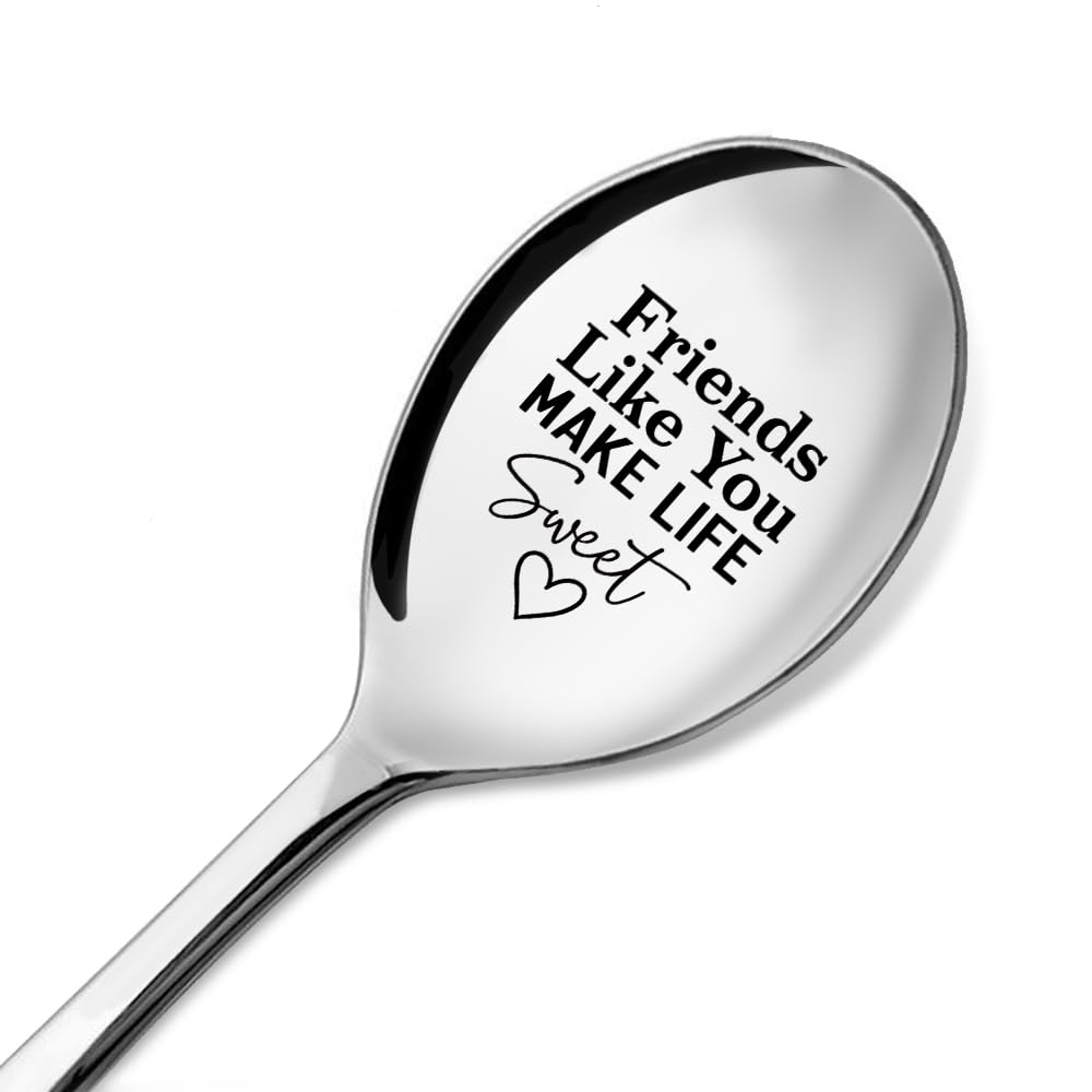Friendship Spoon Gift - Engraved Stainless Steel Spoon -9