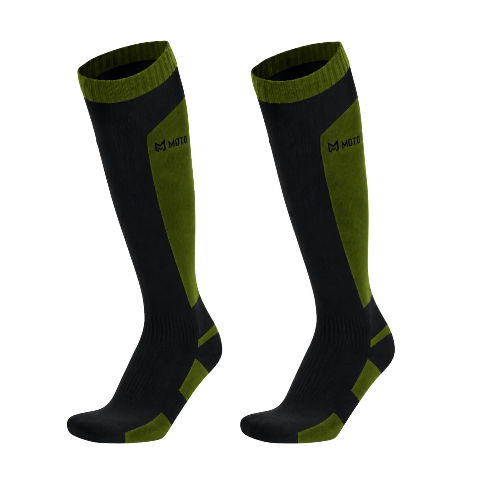 Knee High Waterproof Winter Socks for Men & Women | Riding Socks for Motorcycle, Trekking, Hiking & Outdoor Sports | Moisture-Wicking, Warm & Breathable | Army Green-image-25