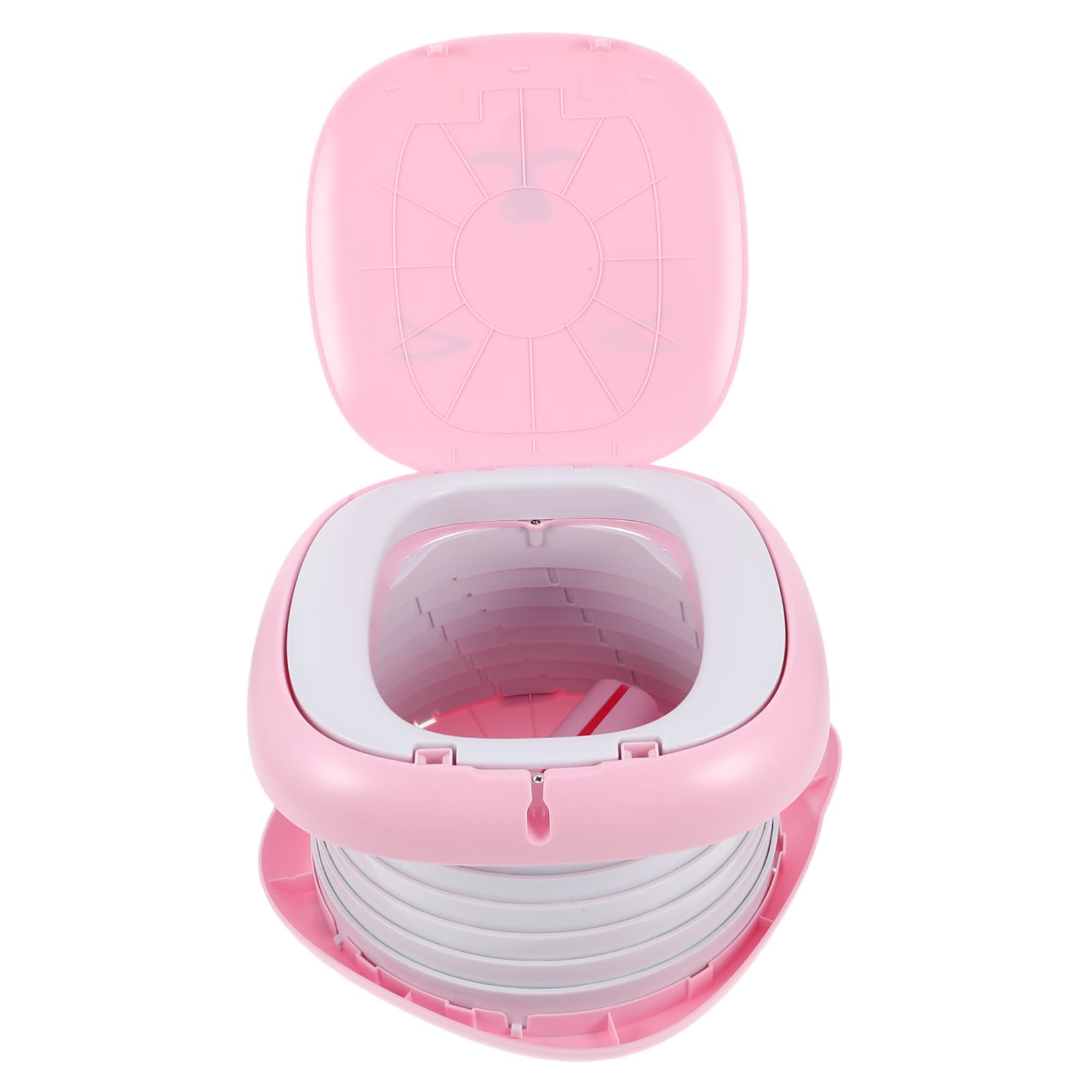 VANZACK Inodoro De Entrenamiento Para Asiento De Baño Portátil Plegable Para Coche Camping Exterior Orinal De Viaje Para Pequeños
