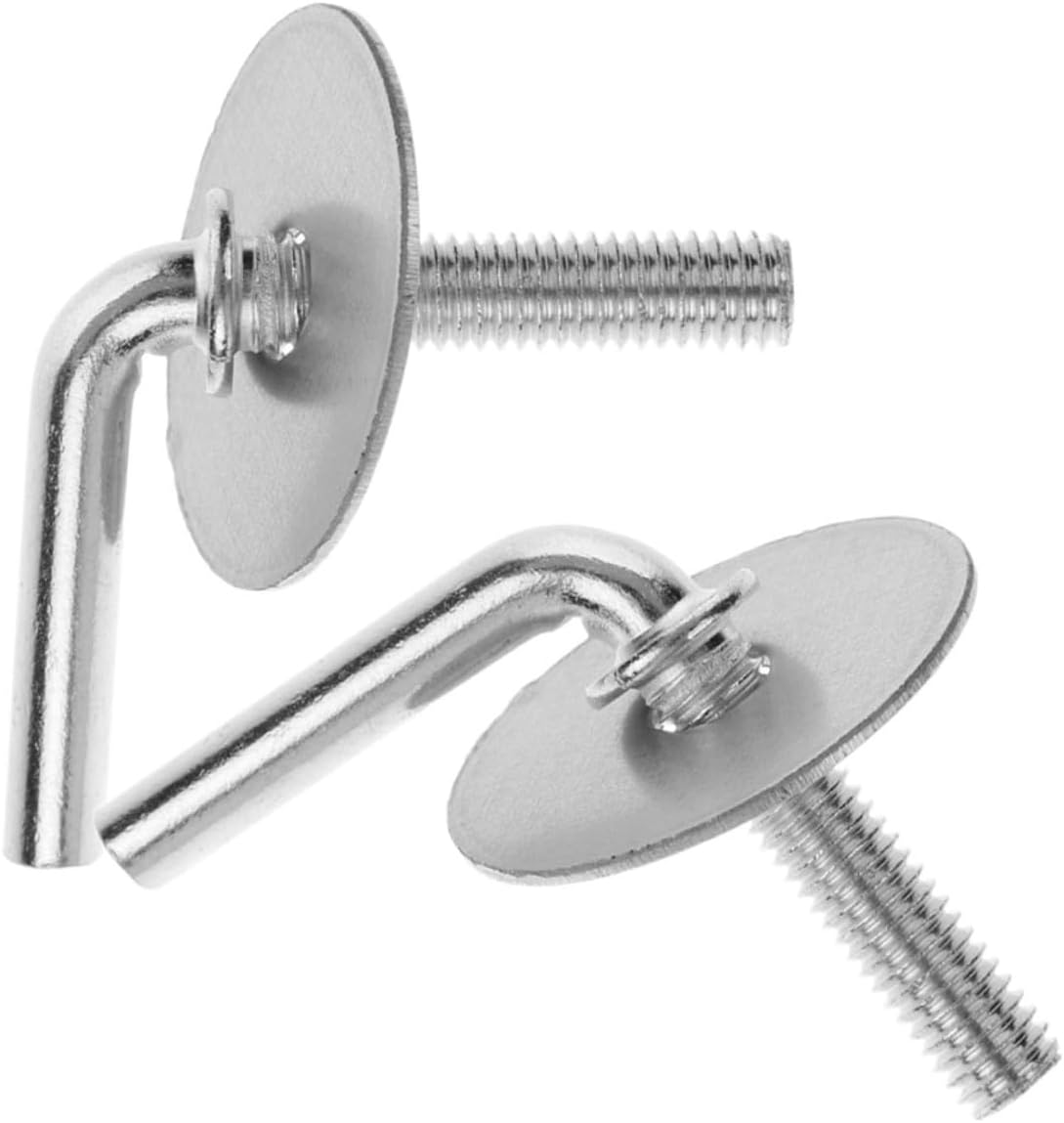 Kisangel 2pcs Fan Pedestal Bolt Kit 7-shaped Base Mounting Screws Fan Stand Fasteners Small Set Screws Replacement and Assembly