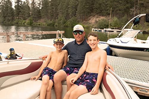 Brisira Boys Swim Trunks Toddler Swim Shorts Anti Chafe Stretchy Upf Bathing Suit Swimsuit With Compression Boxer Brief Liner Flamingo #TOP4