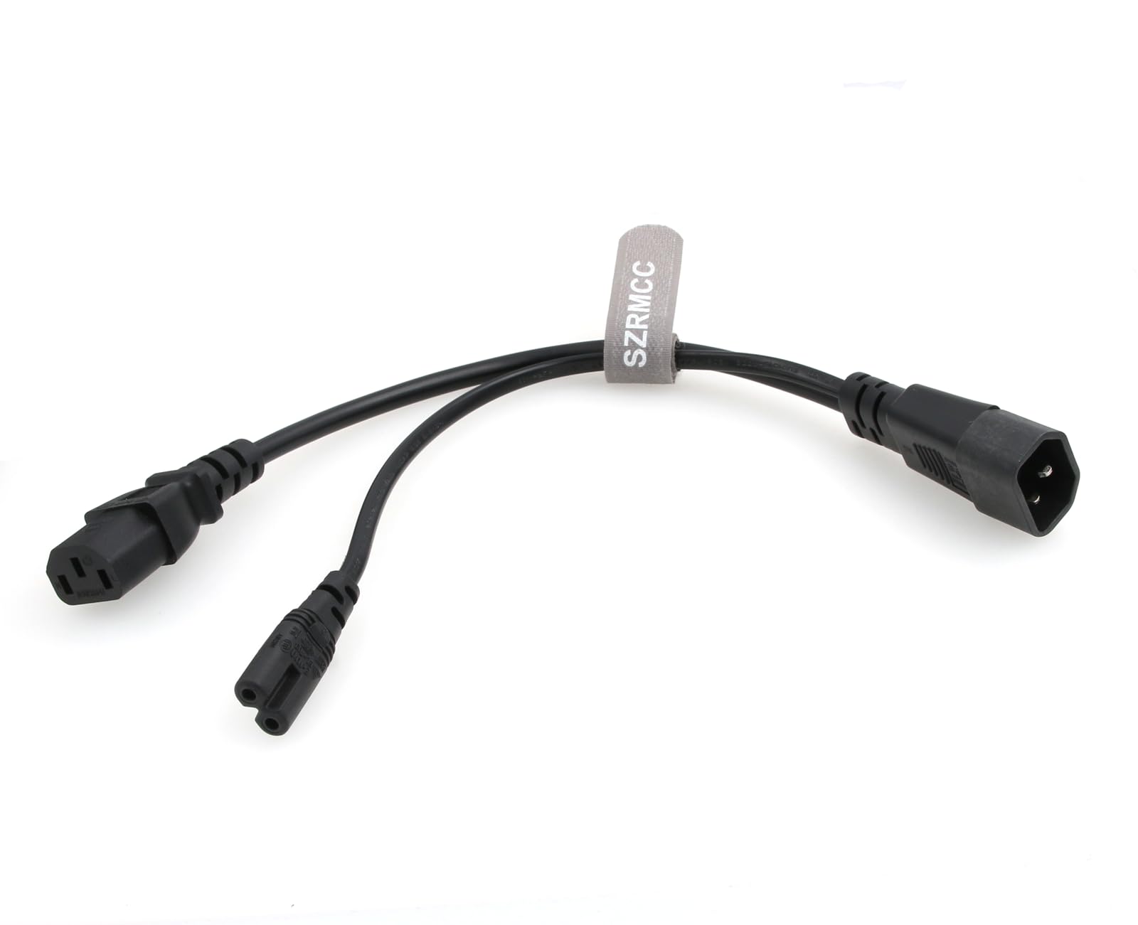 IEC320 C14 To C13 C7 Power Cable, Y-shaped 1 in 2 out