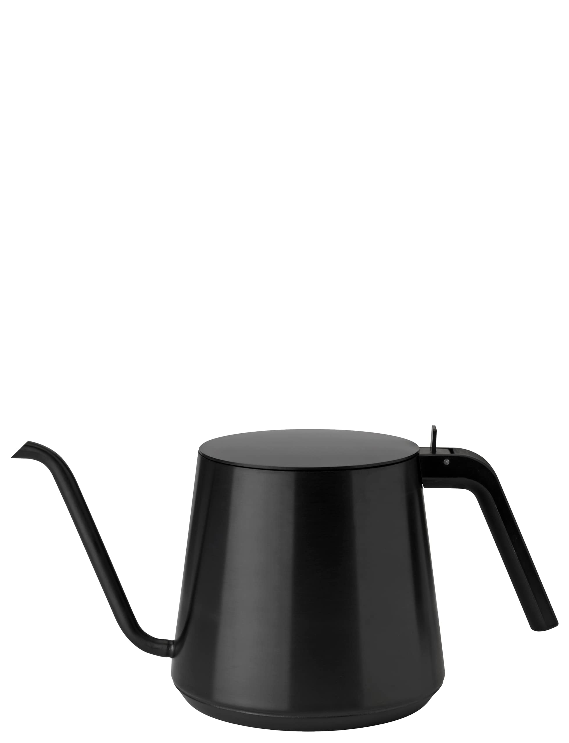 Stelton Nohr Gooseneck Wasserkessel – Elektrischer Kocher – Kaffee- & Teekanne, schwarz metallic