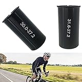 【Tamaño modificado】 Este adaptador de tija de sillín está destinado principalmente a ayudarte a cambiar el tubo del sillín de la bicicleta al tamaño que necesitas, para que puedas disfrutar de un viaje más cómodo.