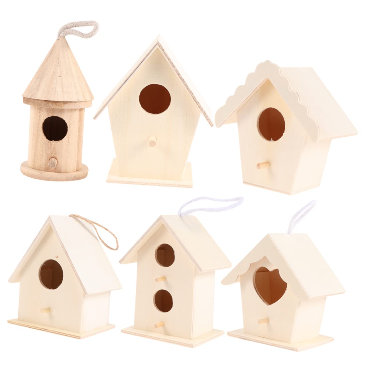 Nichoirs DIY en Bois Brut à Peindre : Kit Éducatif pour Cadeau d'Anniversaire Enfant