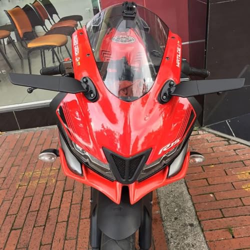 Universelle verstellbare drehbare Seitenspiegel für Suzukí Kawásaki Yamáha Hónda Aprília Ducáti (ohne Licht)