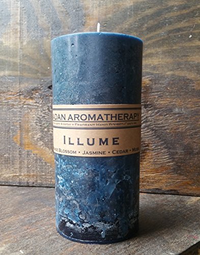 Badan Aromatherapy Illume (Jasmine & Orange Blossom) Round Pillar Candle 3X6.5 #TOP1