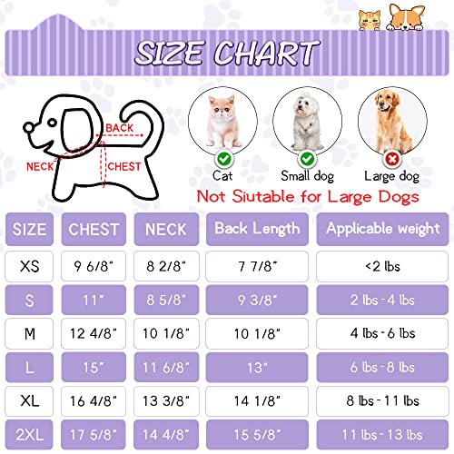 Delifur Dog Wedding Dress Pet Birthday Party Tutu Dress For Small Dogs Cats (S, Purple) #TOP3