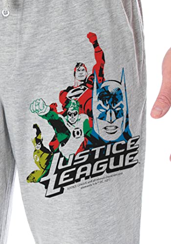 Dc Comics Men's Justice League Pajama Pants Batman Superman Green Lantern The Flash Loungewear Sleep Pants (Medium) #TOP2