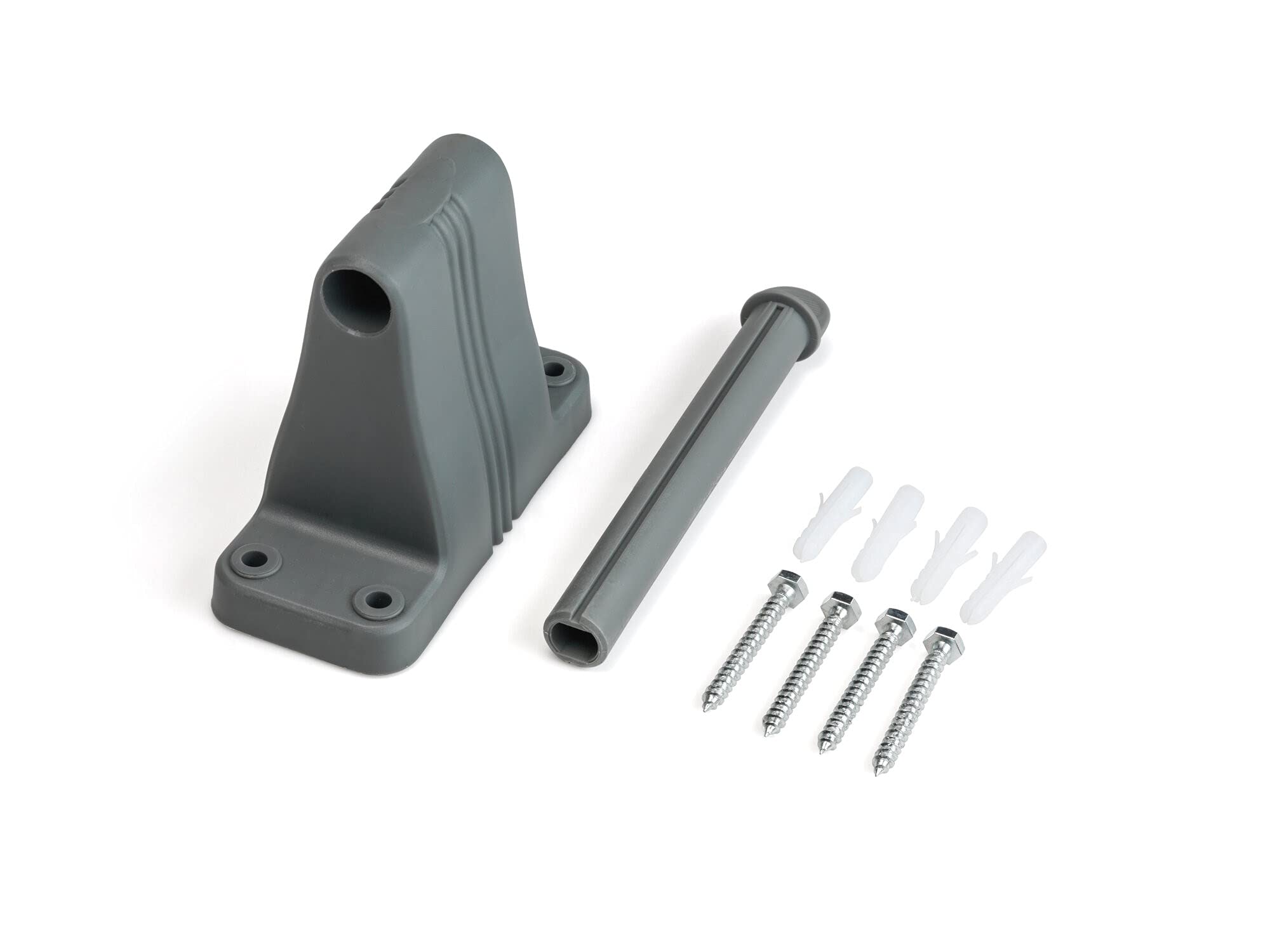 REHAU Tubo da parete con tubo da giardino da 35 m, con dispositivo di bloccaggio e avvolgimento, orientabile