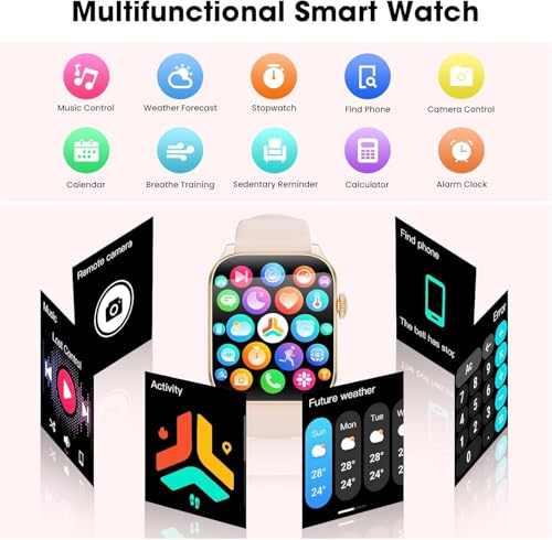 Reloj inteligente para mujer que responde llamadas para no perder alertas importantes 7