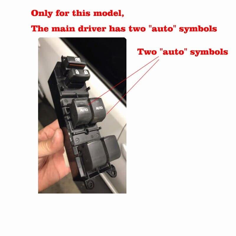 for Toyota Tundra 1794, Limited, Platinum 2007-2021 Driver Side LED Power Window Switch Auto Down/Up 1pcs Car Accessories