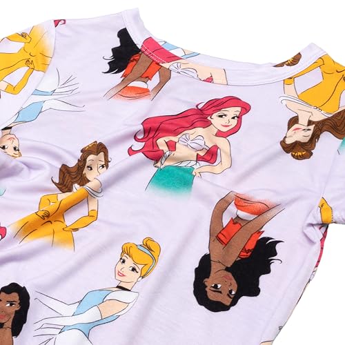 Disney Girls' 2-Piece Snug-fit Viscose Pajama Set, Soft & Cute for Kids2