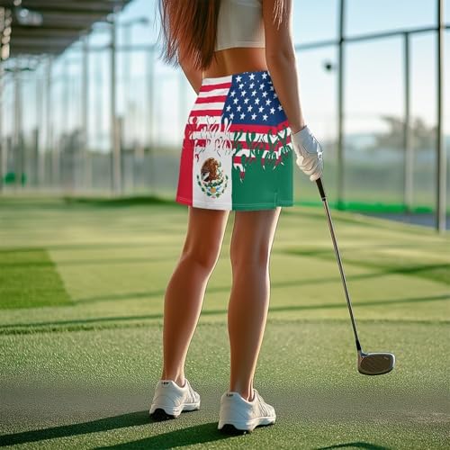 Women's Tennis Skirt High Waisted Golf Skirt A-Line Athletic Skort Tennis Skirts for Women Sport Skirts with Pocket3