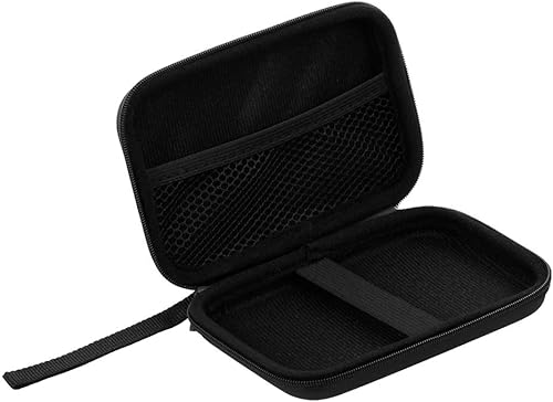 Hard Drive Case Small Carry Cases Shockproof 2.5in with Mesh Pocket and Soft Inner Fabric External Computer Hards Drives Bags for EVA Shockproof