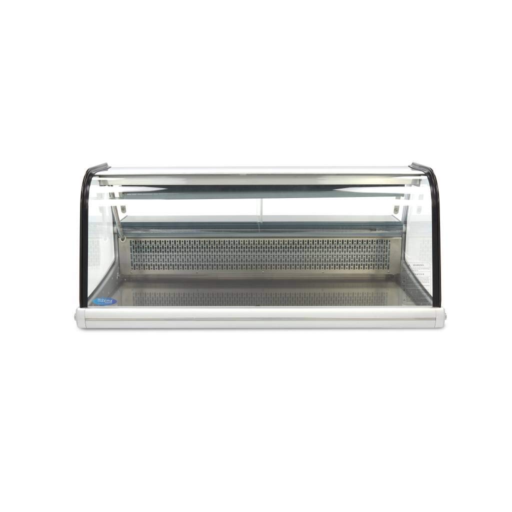 Maxima Vitrine réfrigérée - 255 L - 125 cm - avec support