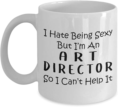 Gifts for Art Director Coffee Mug Tea Cup - Artist Dept Creative Department Team Design Advertising Office Funny Cute Gag Appreciation Idea - Hate