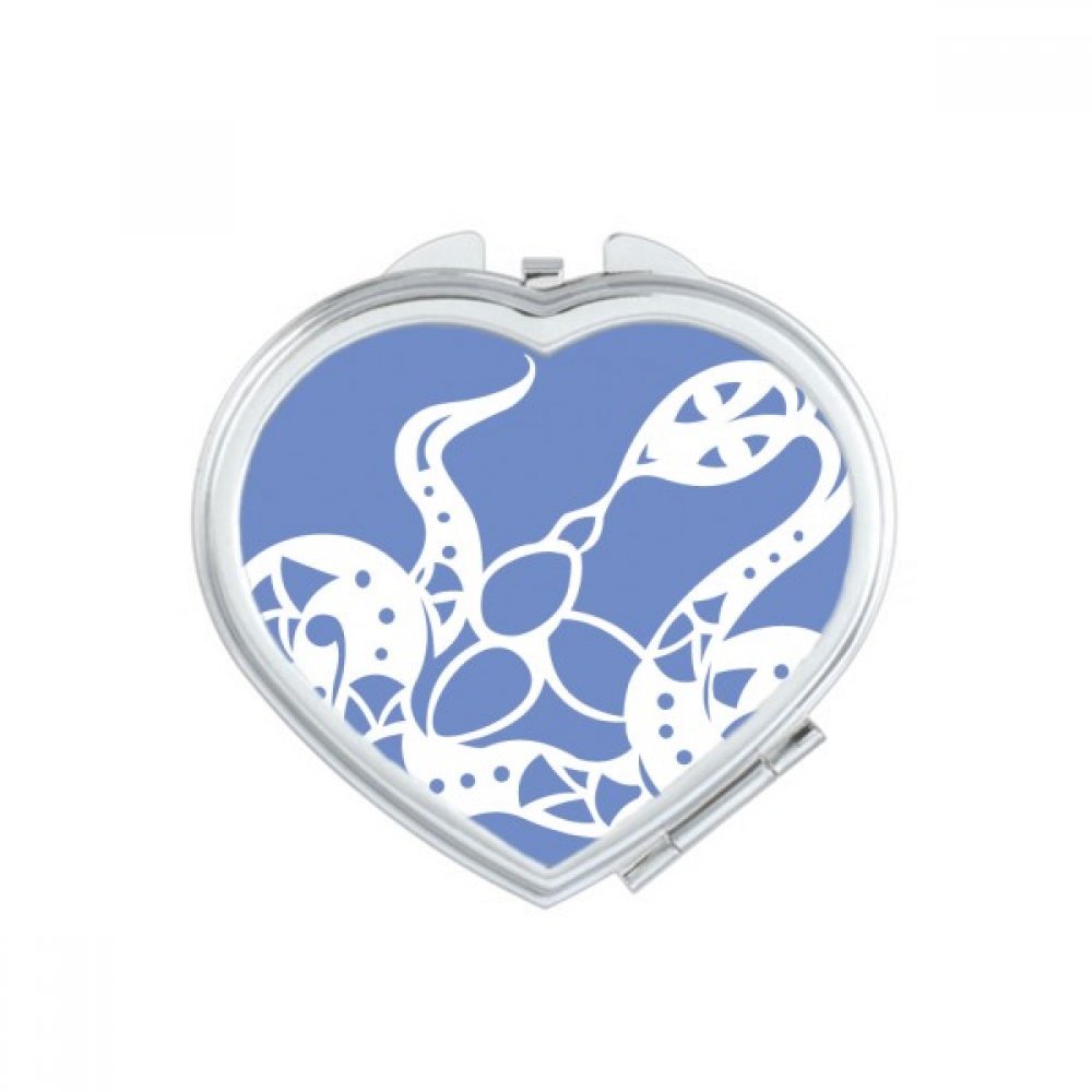 Miroir de poche serpent fait main accessoire de maquillage compact