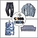 24 Piezas 12 Colores 3.7"x 4.9"） Hierro en parches Chaqueta Jean Ropa...