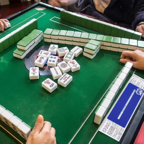 Juego de 4 reglas localizadoras de Mahjong en acrílico miniatura 5