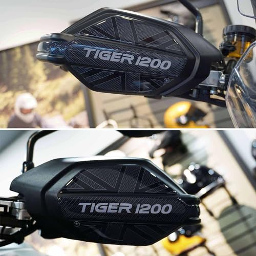 Image of labelbike - Resin 3D Stickers Motorcycle Ornaments and Security Grips Compatible with Triumph Tiger 1200 GT and Rally
