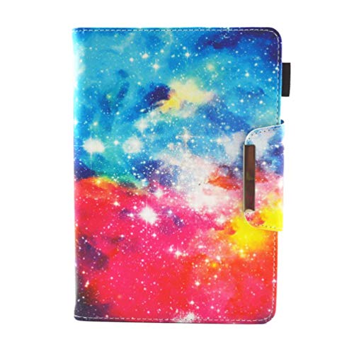 AIFILLE Coque Universelle Tablette 10 Pouces Fantaisie Ciel Étoilé Motif Pochette Folio Housse en Cuir PU Smart Cover Étui Tablette Tactile de 9.5 à 10.5 Pouces 360 Antichoc Etui de Protection