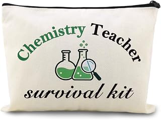 Funny Chemistry Teacher Christmas Birthday Chemistrist Makeup Storage Bag for Teachers Instructor Eductor Women Men Just Because Gift Chemistry Teacher Eductors Appreciation Retirement Gifts