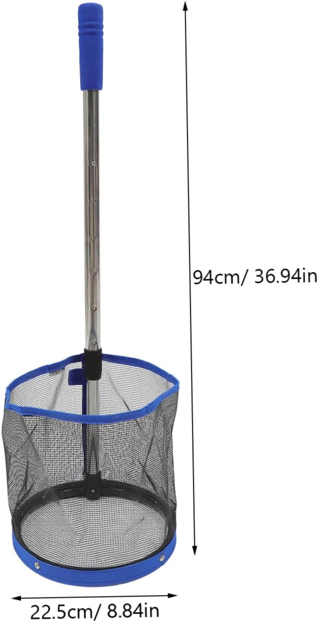 Tennis Ball Picker Bag Pingpong Ball Retrieval Net Lightweight Comfortable Grip for Practice