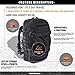 Miramrax Sporttasche, Rucksack – Reise-Wochenendtasche für Männer und Frauen, Workout-Tasche für Militär, Sport, Übernachtung, Basketball, taktisch, Fußball, wasserdicht und reißfest, Schwarz, 45l,