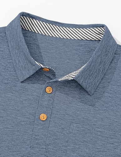 Polo homme manches courtes grande taille M-4XL en coton anti-transpiration pour l'été