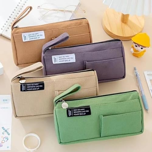 Crackles Fabric Pencil Case for Kids - Pencil Pouch, New Kids Designer Pencil Pouch for Kids - Pencil Pouch for Kids- Pack of 1 Best for Birthday Gifts and Back to School (Random Color)