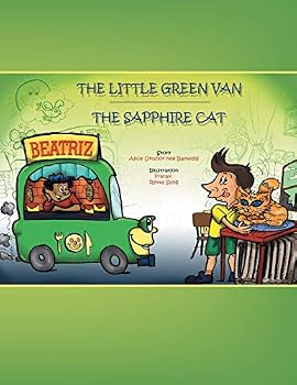 Paperback The Little Green Van & the Sapphire Cat Book