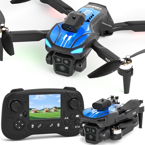 Drohne FPV mit 1080P Kamera Adult,2.8\" LCD Bildschirm Fernbedienung,Quadcopter Hindernisvermeidung für Beginner,Tippen Fliegen Höhenhaltung Geste Schwerkraftsteuerung faltbar,3 Geschwindigkeiten Drohne FPV mit 1080P Kamera Adult,2.8\" LCD Bildschirm Fernbedienung,Quadcopter Hindernisvermeidung für Beginner,Tippen Fliegen Höhenhaltung Geste Schwerkraftsteuerung faltbar,3 Geschwindigkeiten