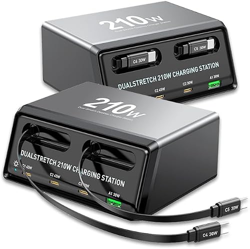 Chargeur GaN 210W 