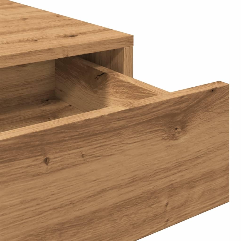 Schreibtisch Artisan-Eiche 101x50x76,5 cm Holzwerkstoff, Gaming Tisch, Computertisch, Computer Desk, Office Table, Bürotisch, Arbeitstisch, Nähtisch, Pc Tisch - 856765