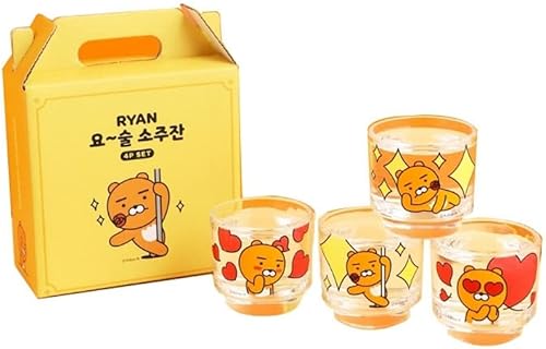 Miniatura 5 de Kakao Ryan Soju Glass Soju Shot Glasses 4p Magic Temperatura alterna
